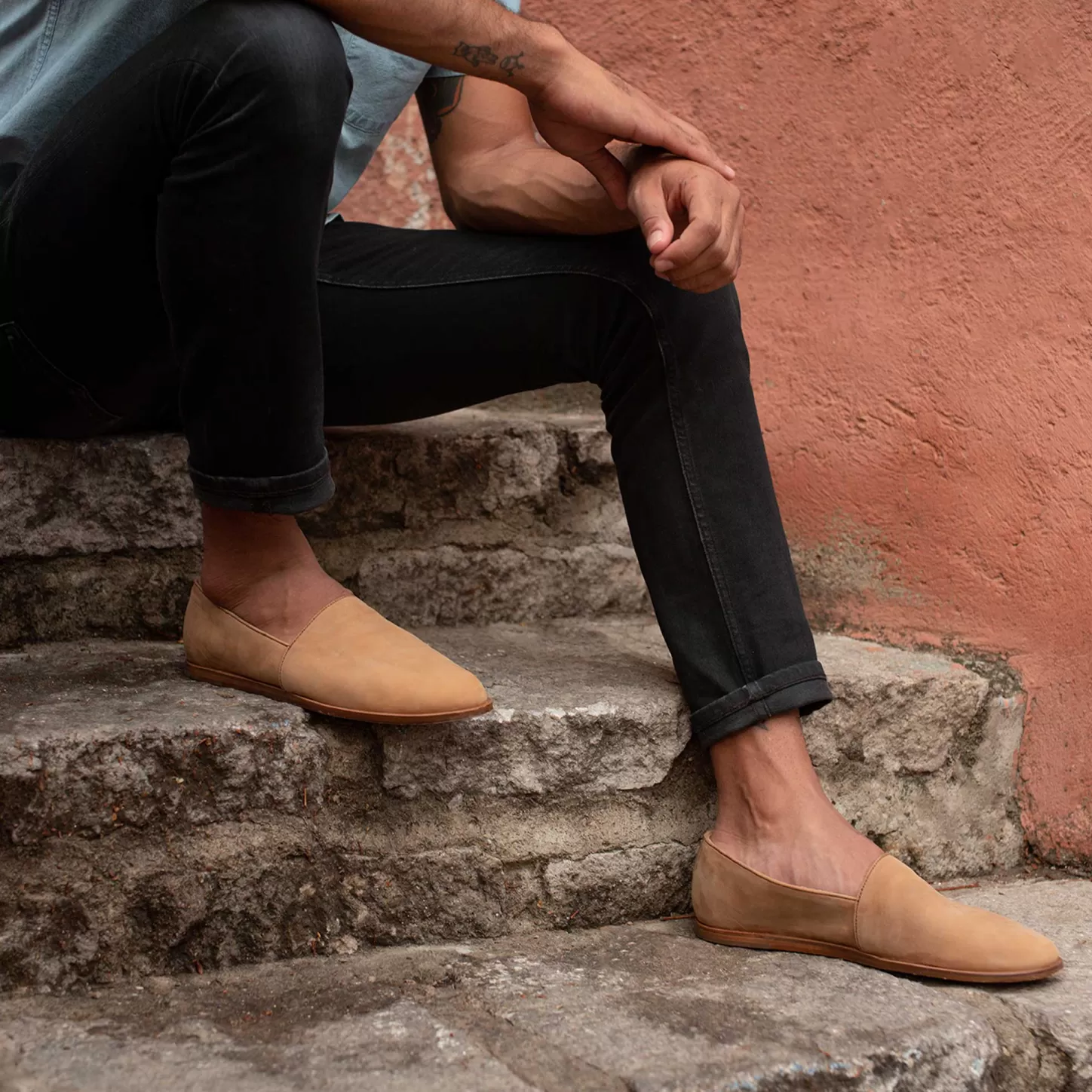 Oxfords & Loafers-Nisolo Alejandro Slip On Tobacco