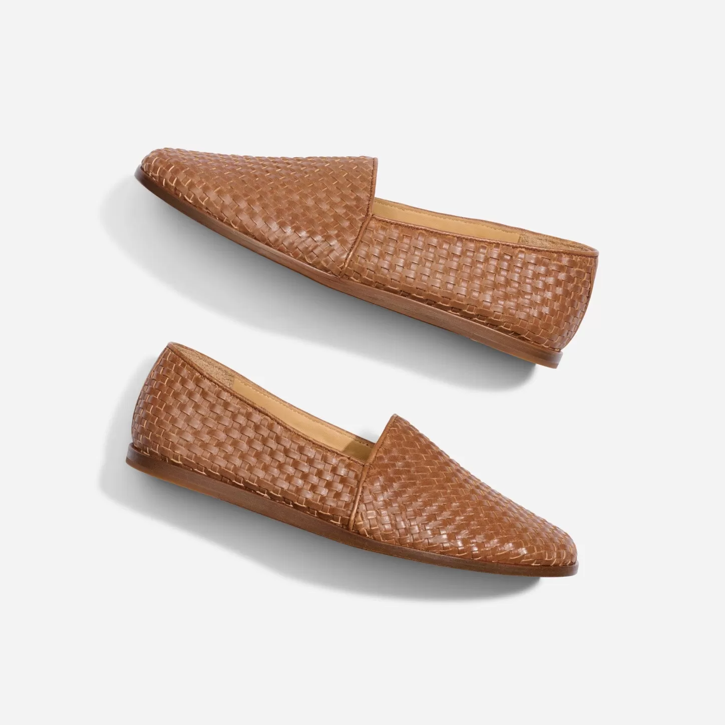 Oxfords & Loafers-Nisolo Alejandro Woven Slip On Woven Brown