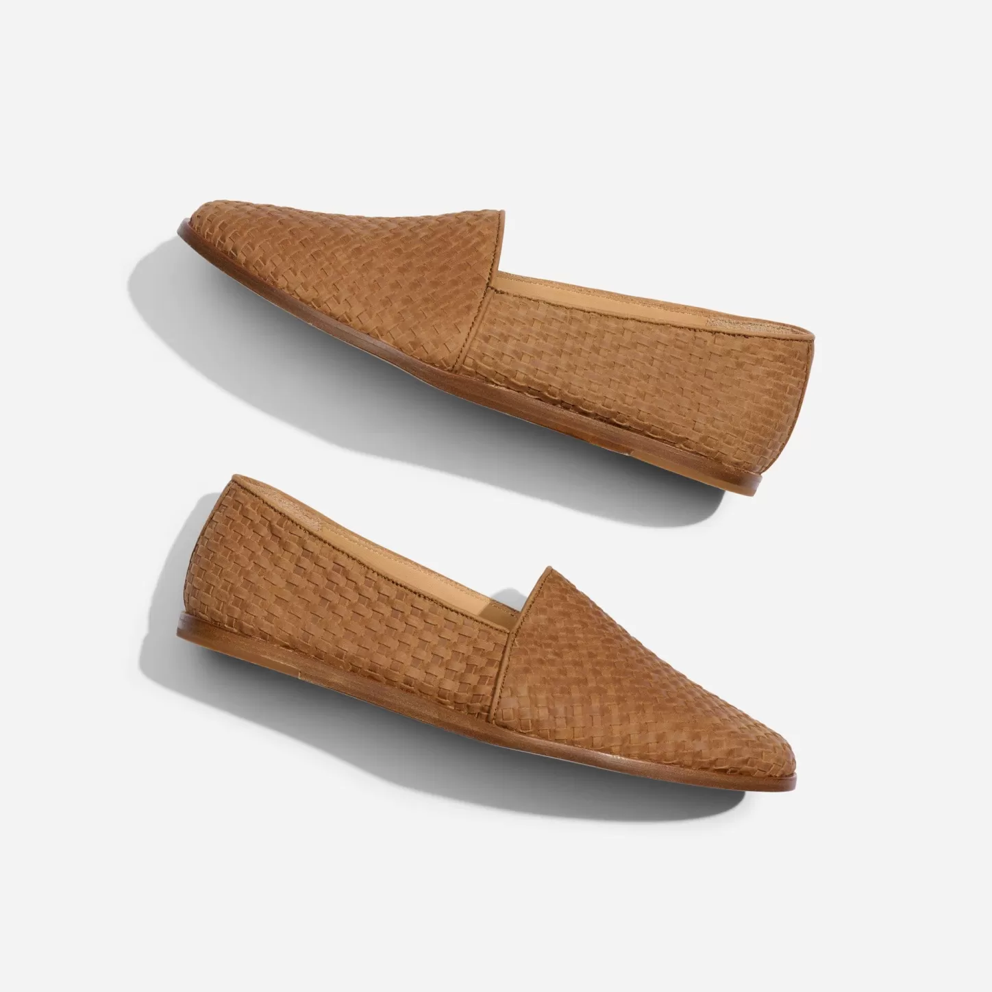 Oxfords & Loafers-Nisolo Alejandro Woven Slip On Woven Tobacco