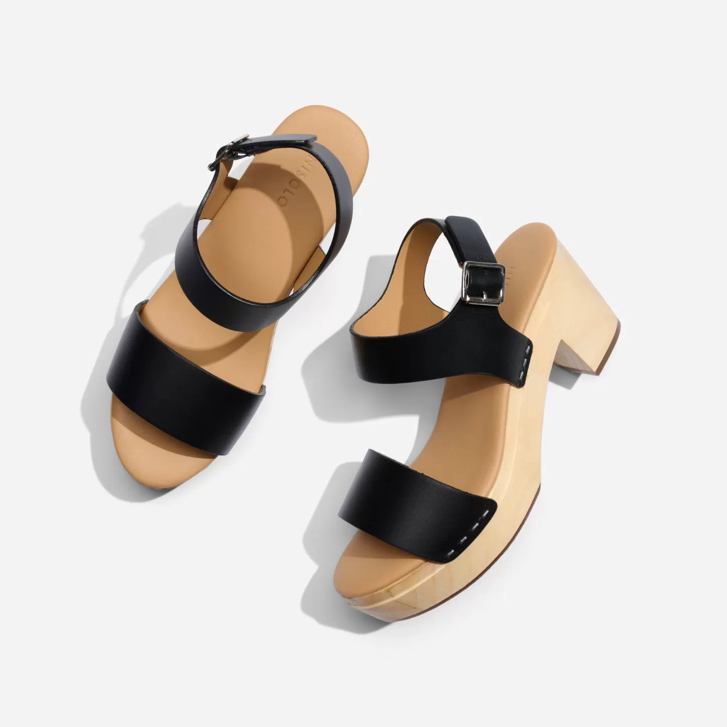 Sandals-Nisolo All-Day Open Toe Clog Black