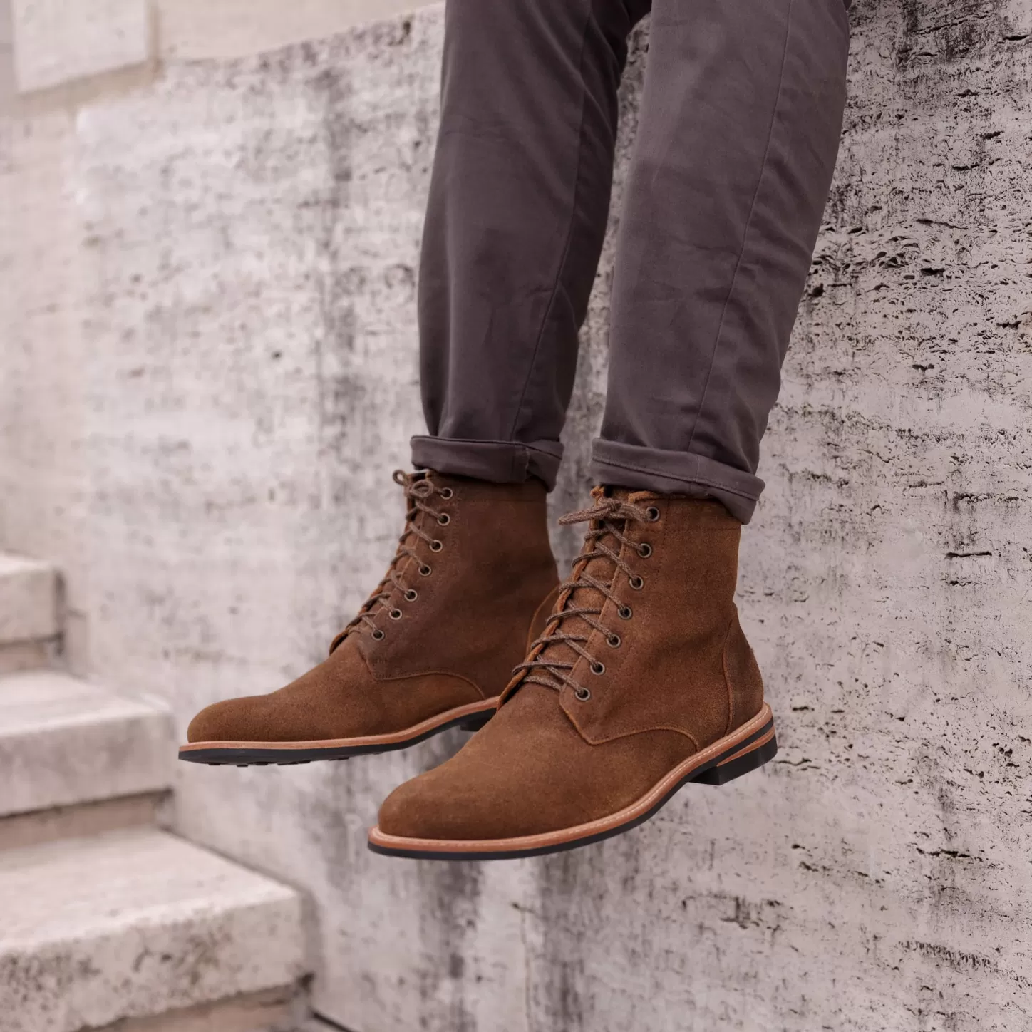 Boots-Nisolo All-Weather Andres Boot Waxed Brown