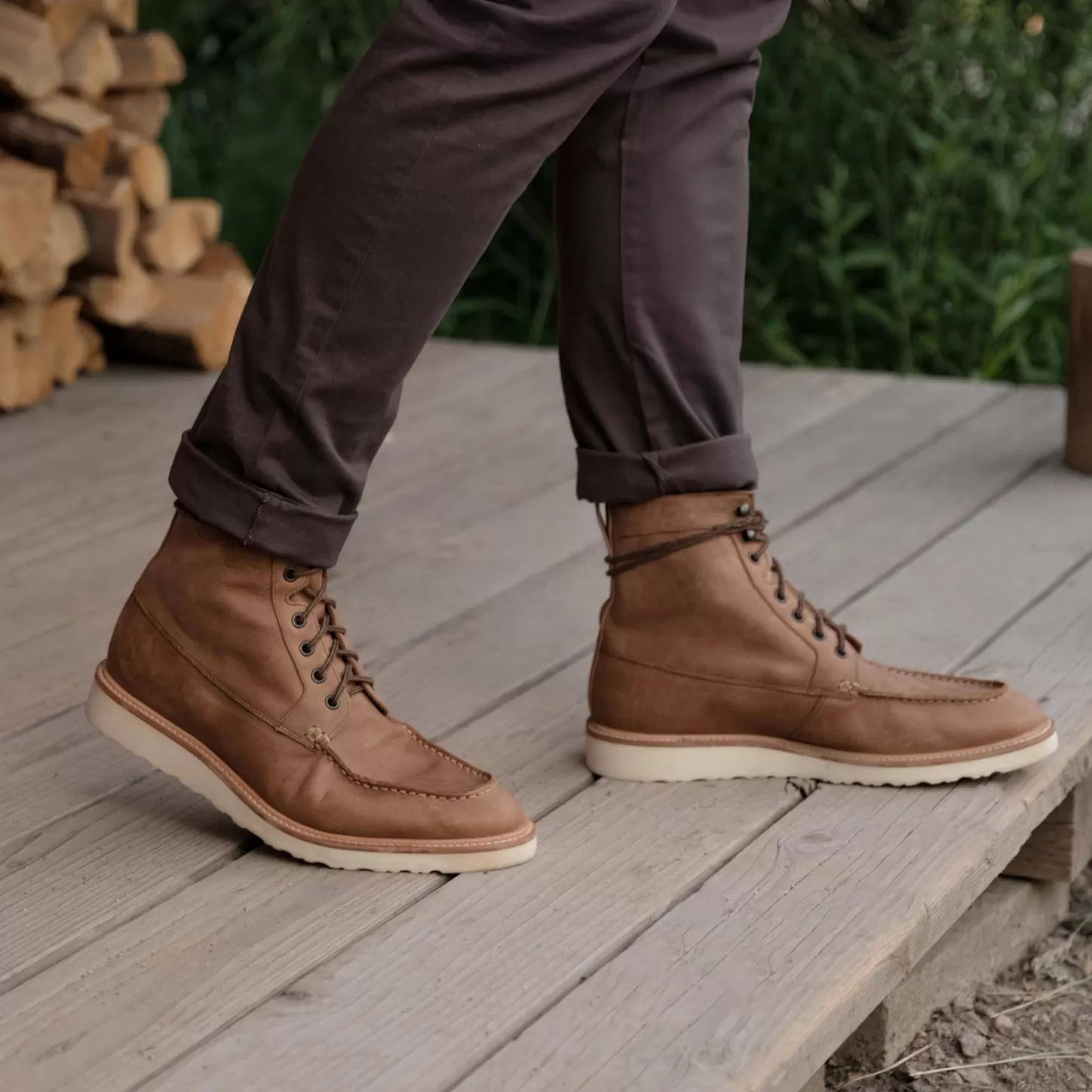 Boots-Nisolo All-Weather Mateo Boot Tobacco