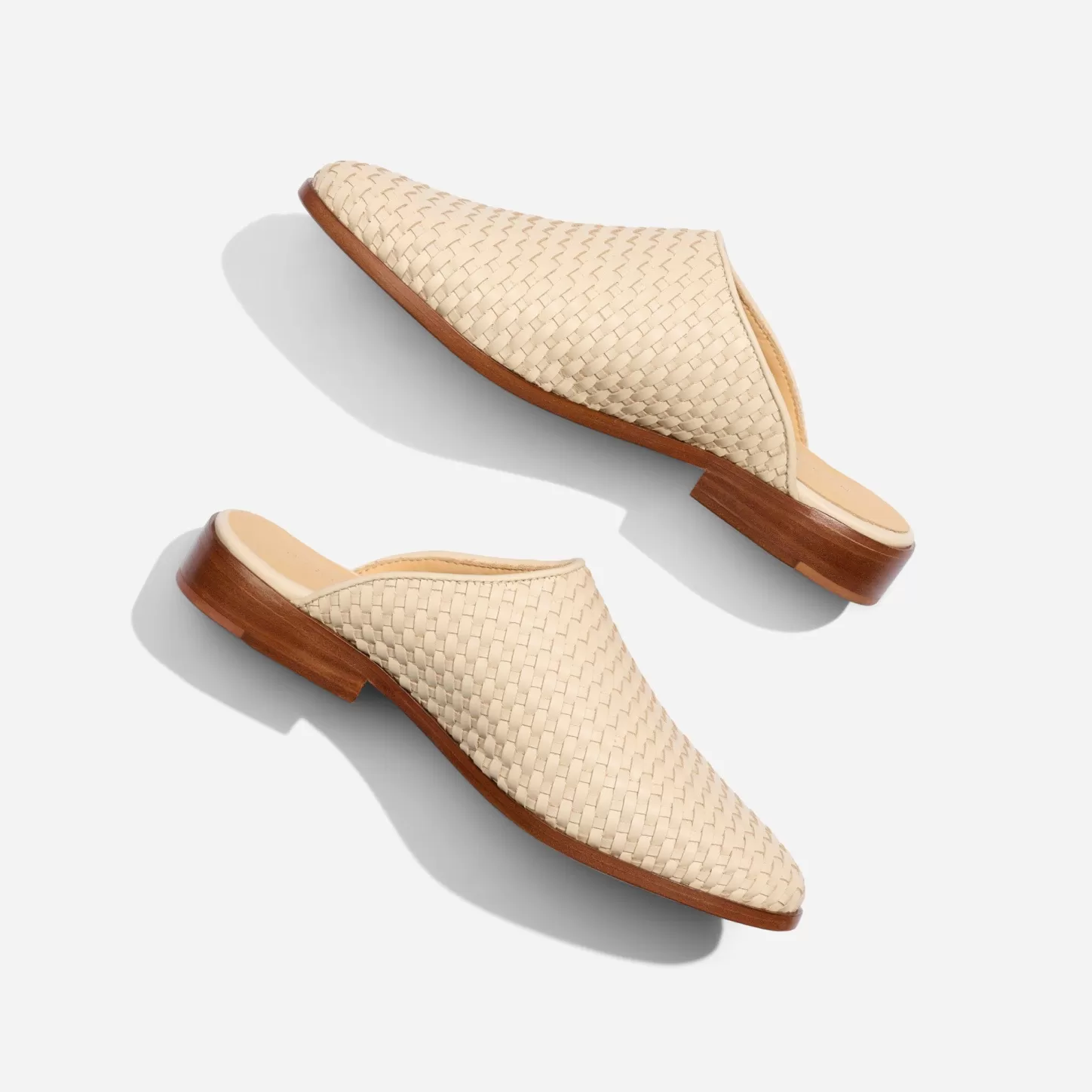 Mules-Nisolo Ama Woven Mule Woven Bone