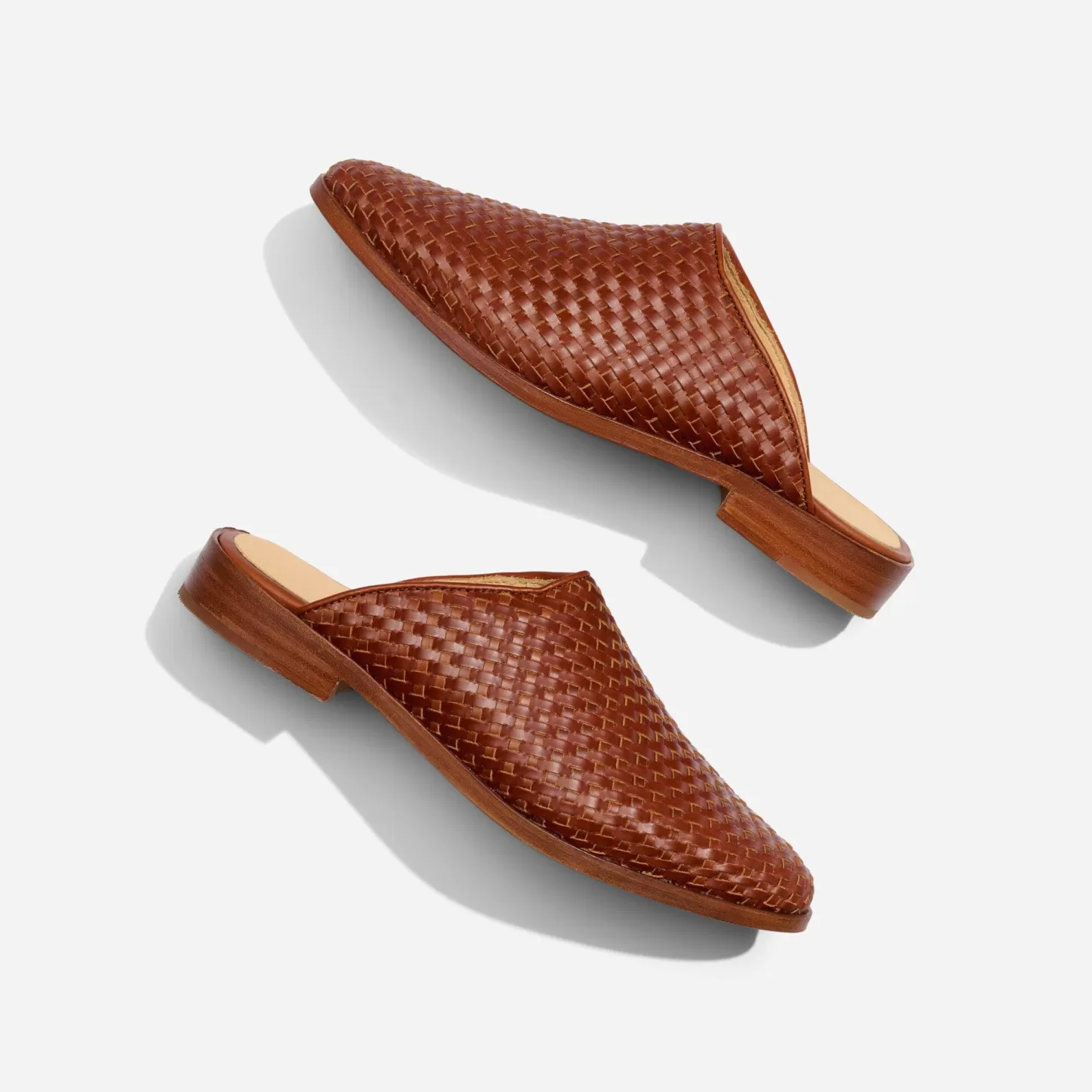Mules-Nisolo Ama Woven Mule Woven Brandy