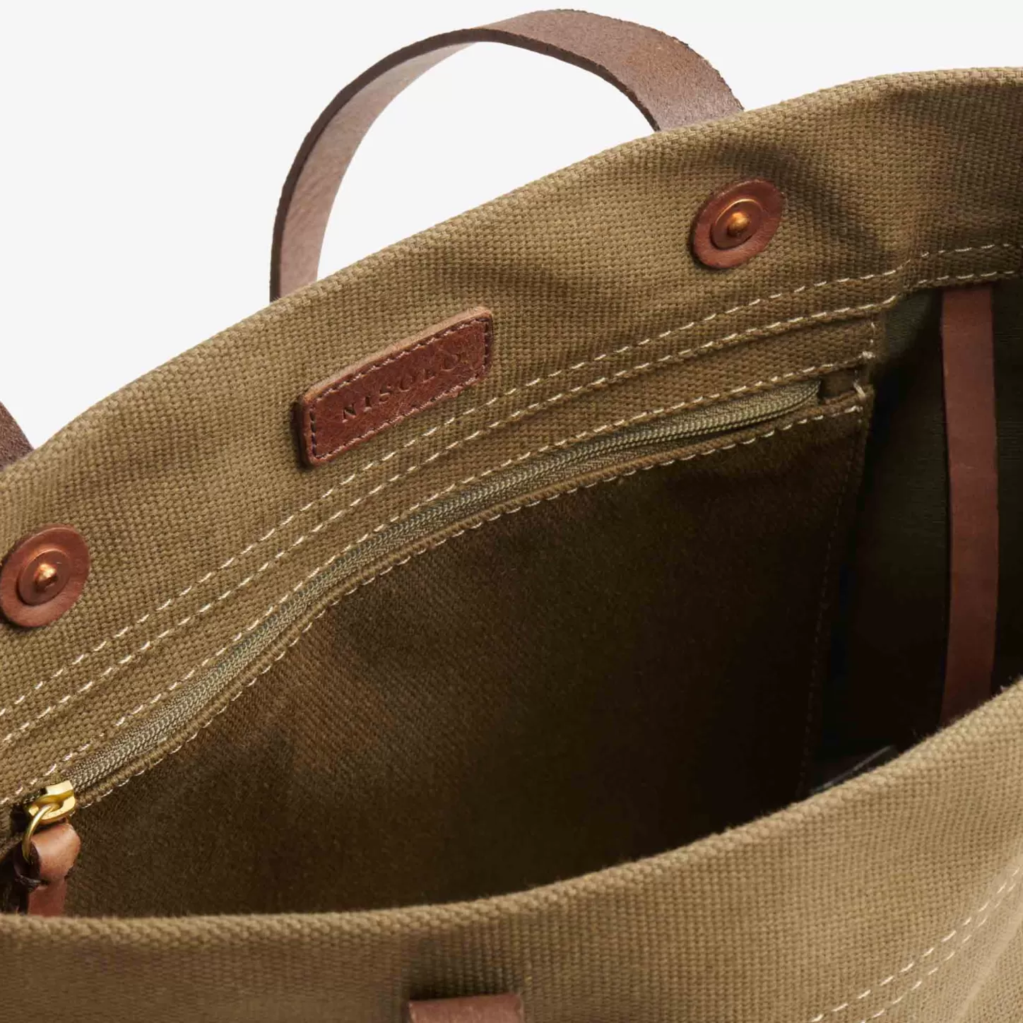 Bags & Wallets-Nisolo Canvas Tote Olive Green