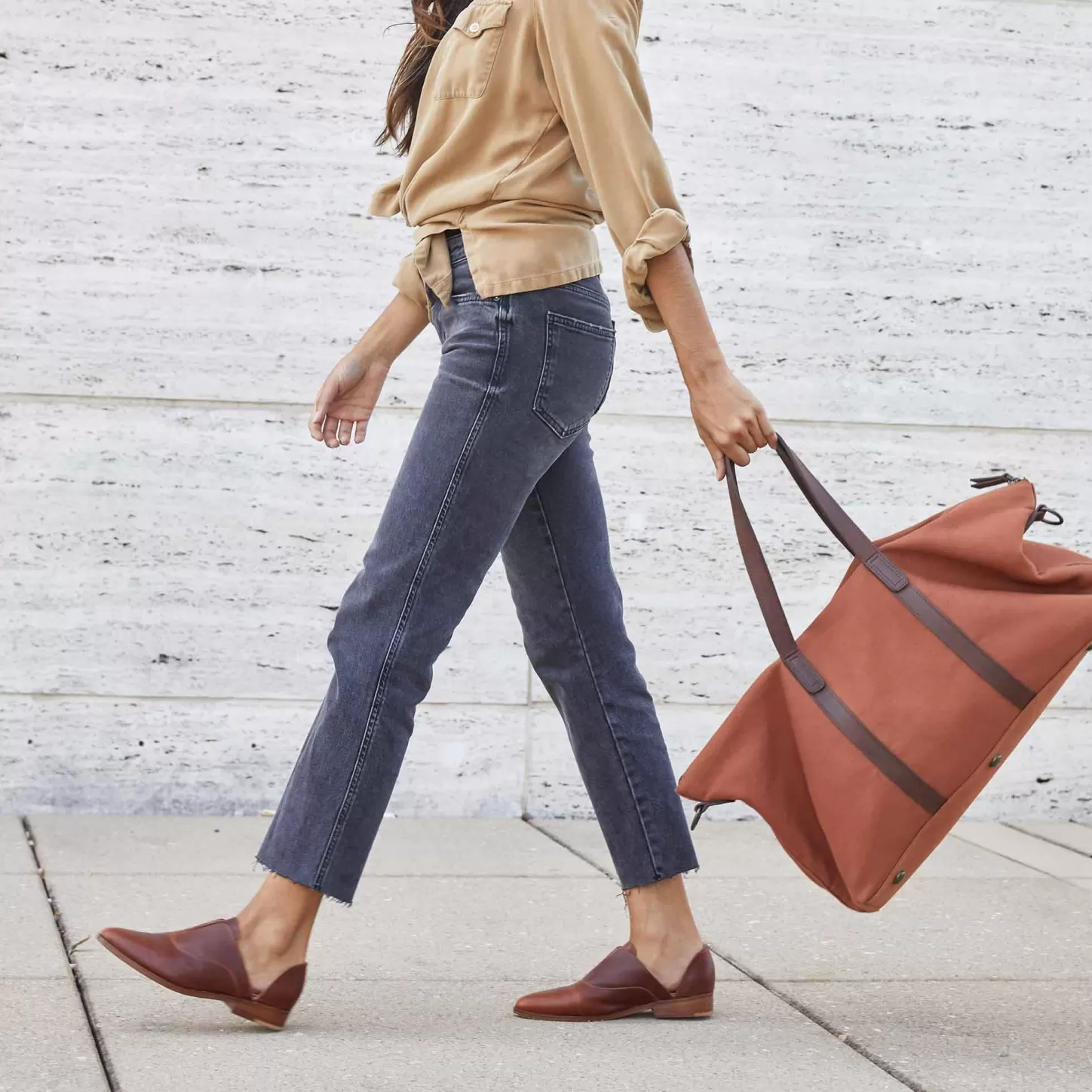 Bags & Wallets-Nisolo Canvas Weekender Amber