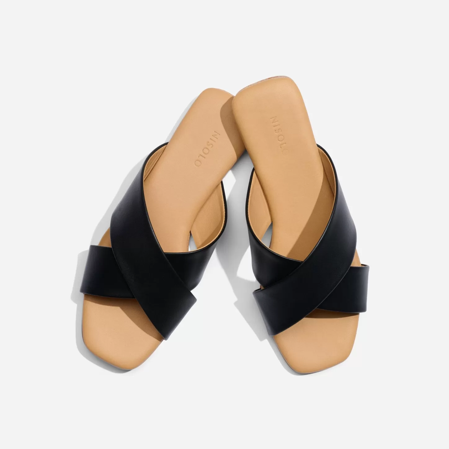 Flats & Slip Ons-Nisolo Catalina Slide Sandal Black
