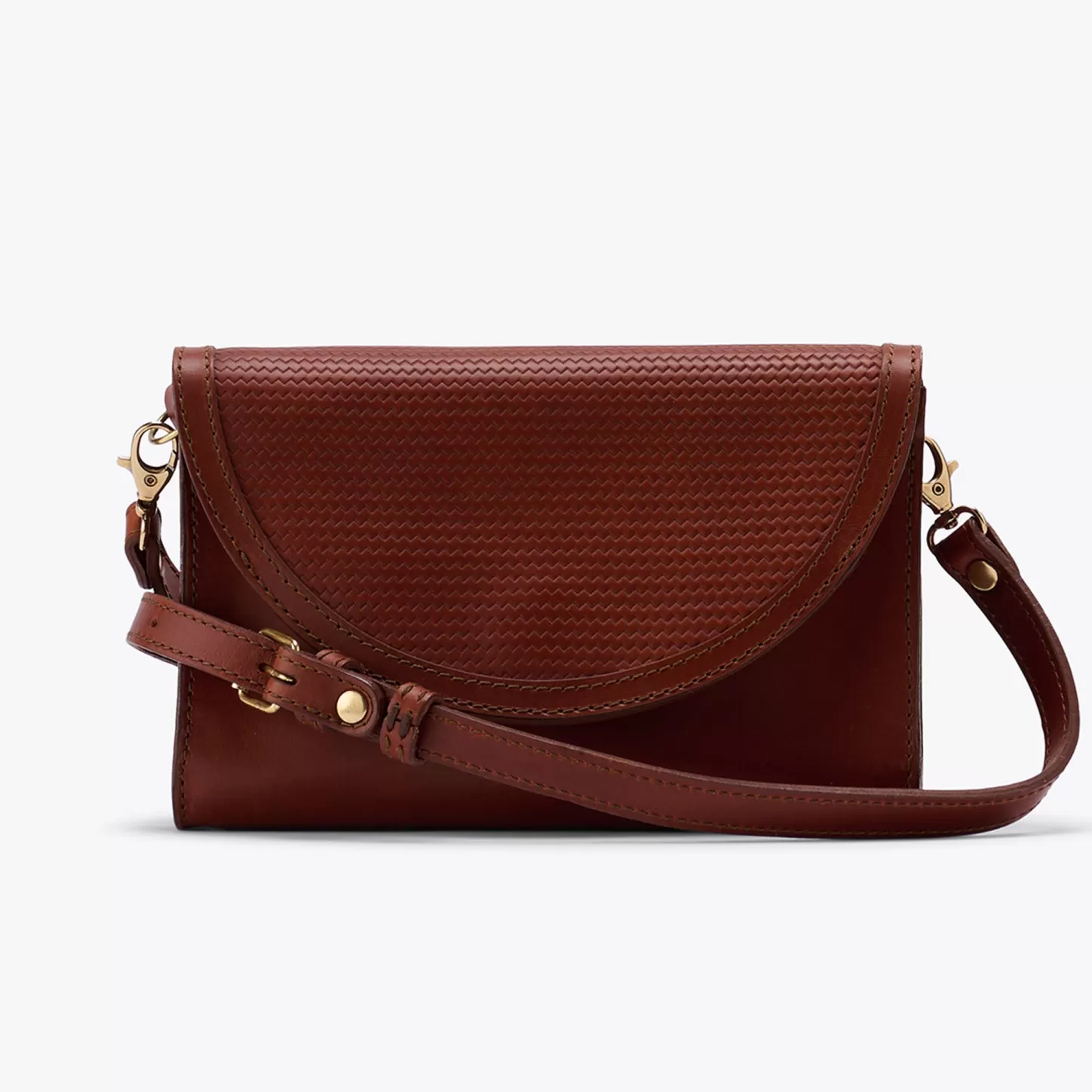 Bags & Wallets-Nisolo Cleo Convertible Crossbody Woven Brandy