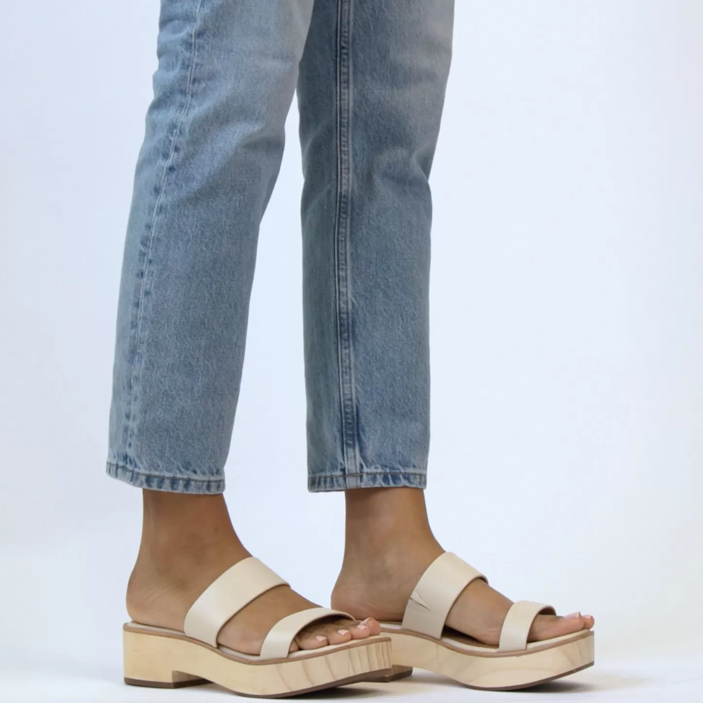 Heels-Nisolo Ellie All-Day Clog Bone