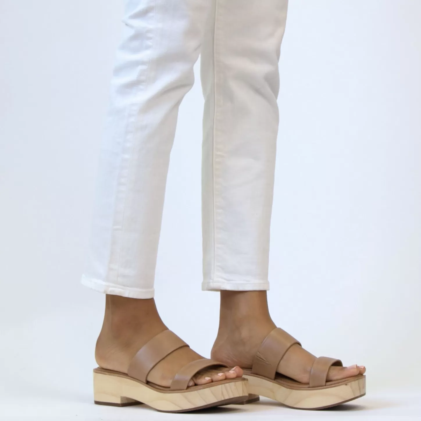 Sandals-Nisolo Ellie All-Day Clog Almond
