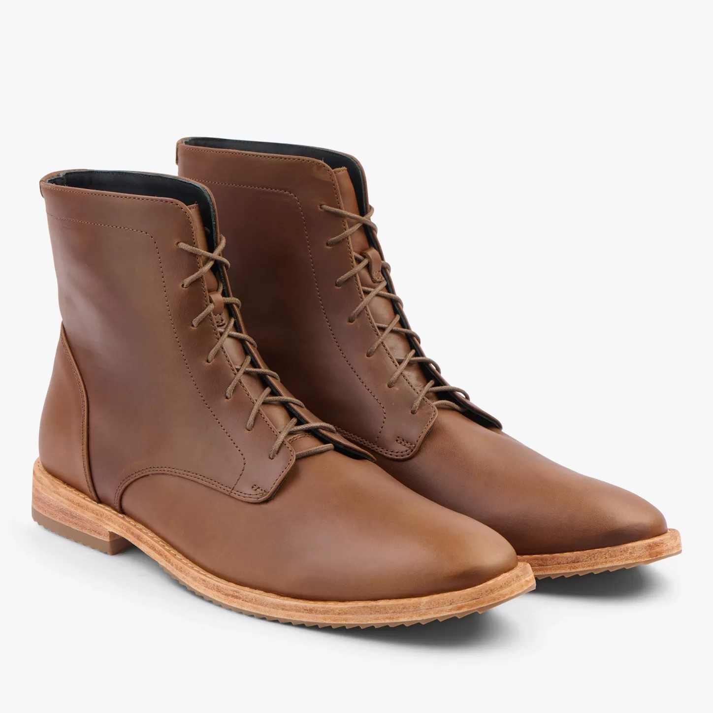 Boots-Nisolo Everyday Lace-Up Boot Brown