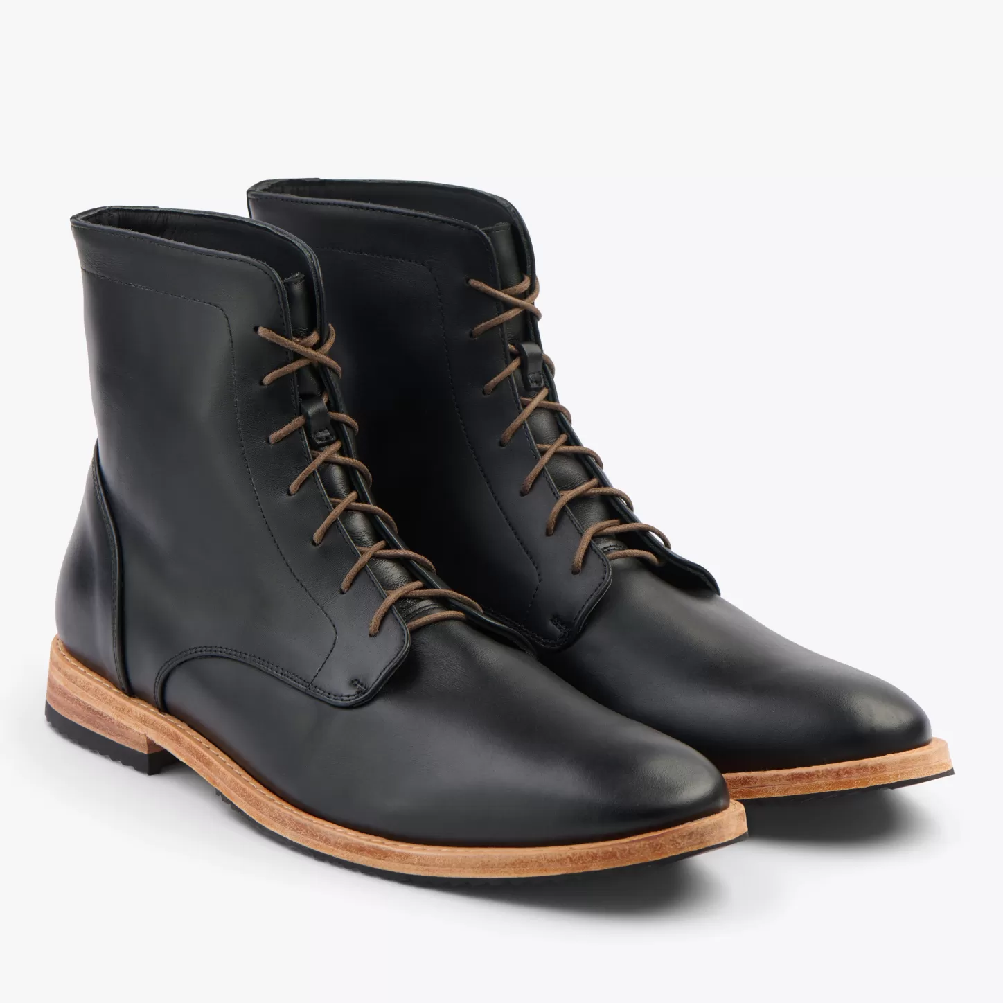 Boots-Nisolo Everyday Lace-Up Boot Black