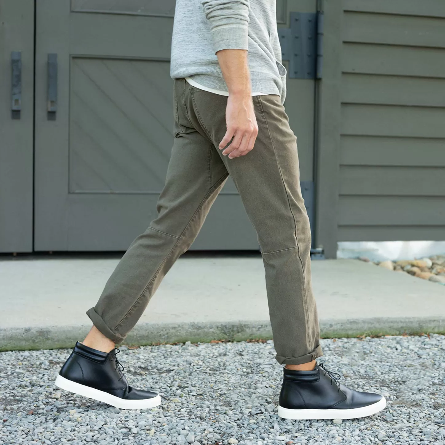 Sneakers-Nisolo Everyday Mid Top Sneaker Black