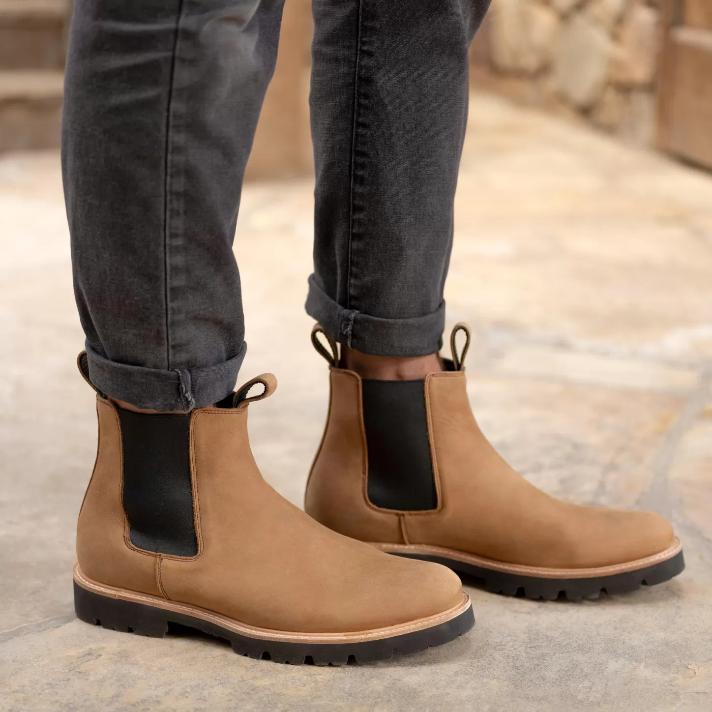 Boots-Nisolo Go-To Chelsea Boot Tobacco