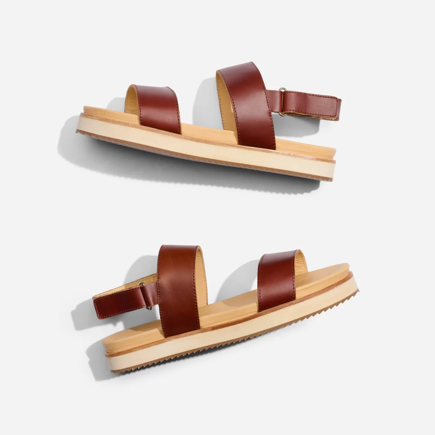 Sandals-Nisolo Go-To Flatform Sandal Brandy
