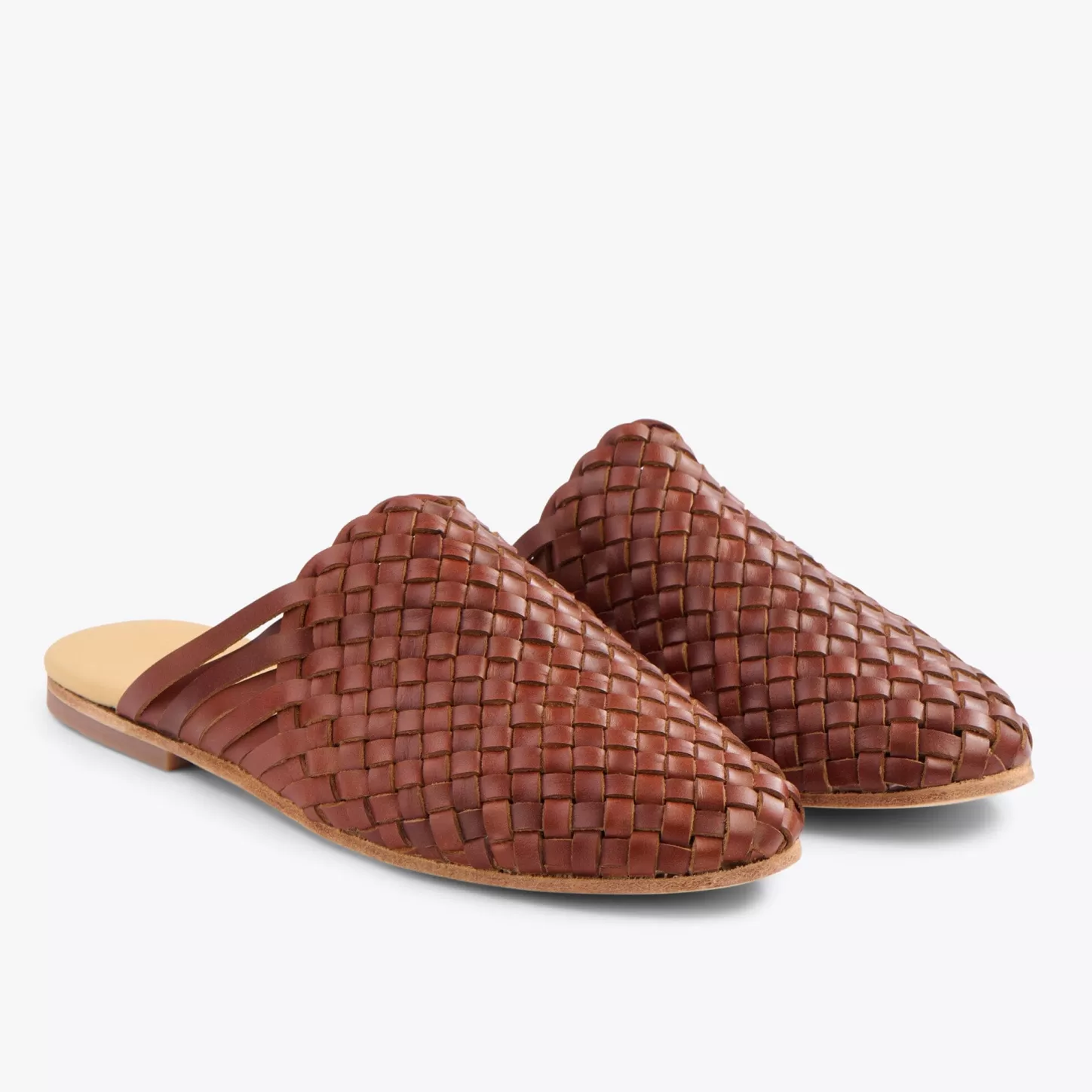 Flats & Slip Ons-Nisolo Go-To Woven Slip On Brandy
