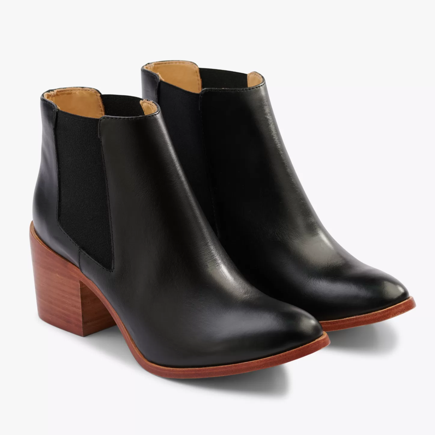 Boots-Nisolo Heeled Chelsea Boot Black