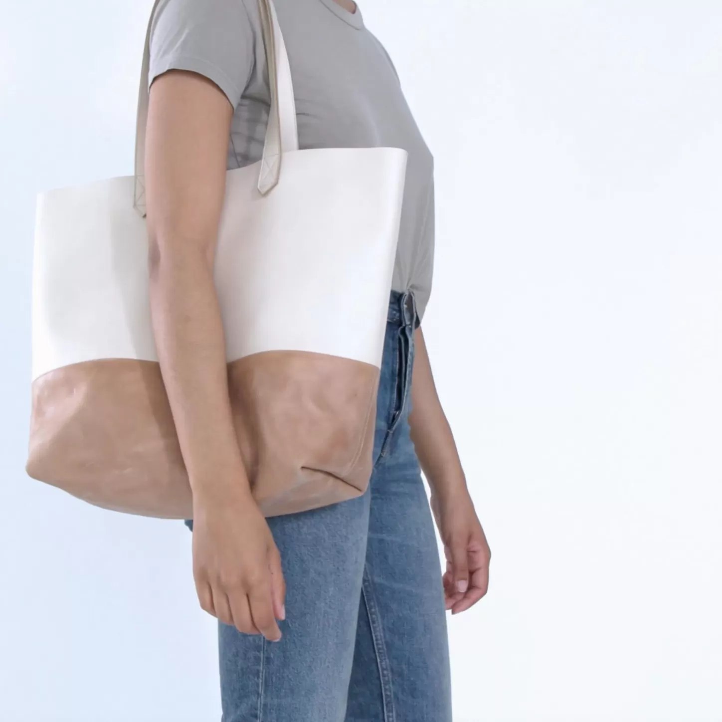 Bags & Wallets-Nisolo Lori Tote Bone/Almond