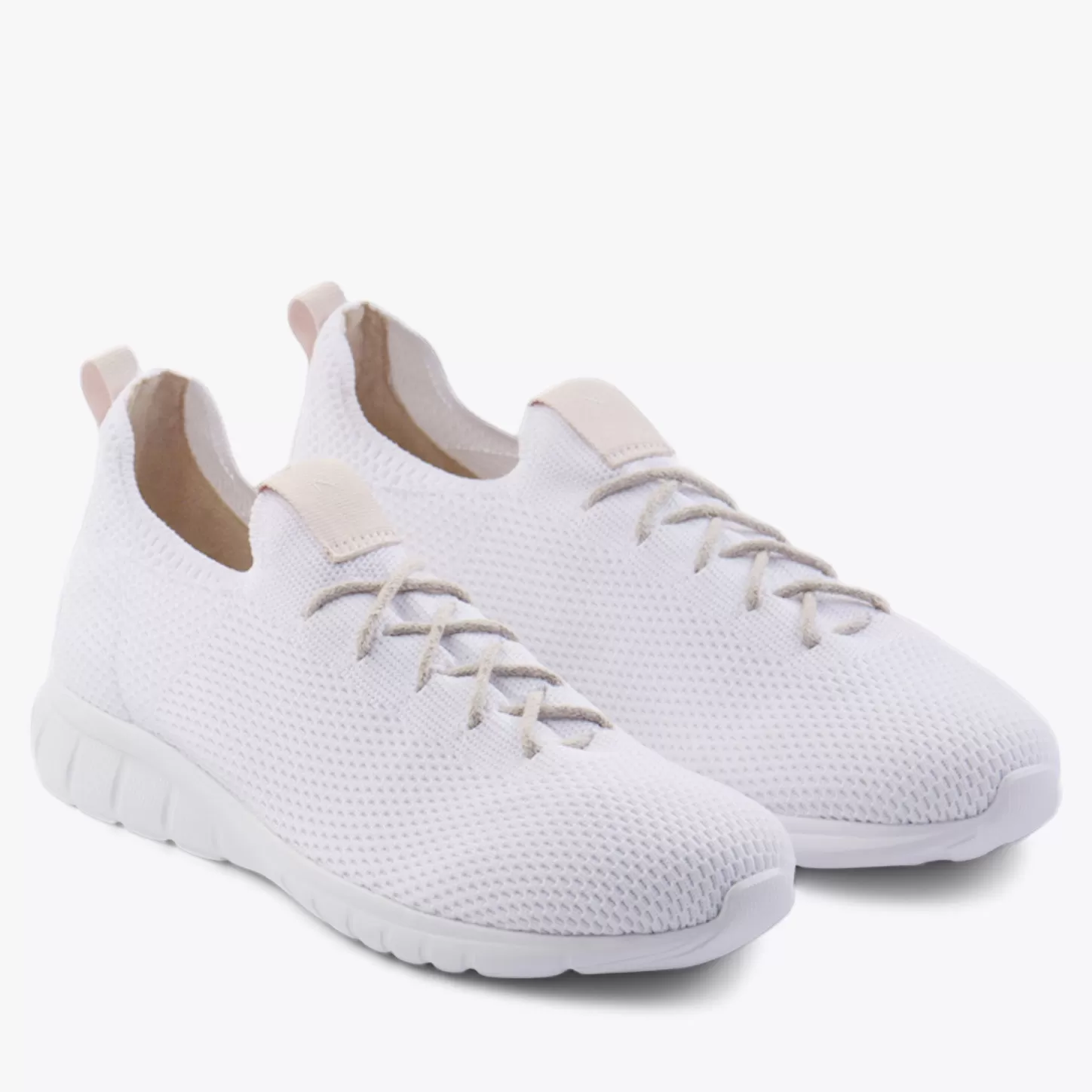 Sneakers-Nisolo Men's All-Day Eco-Knit Sneaker White