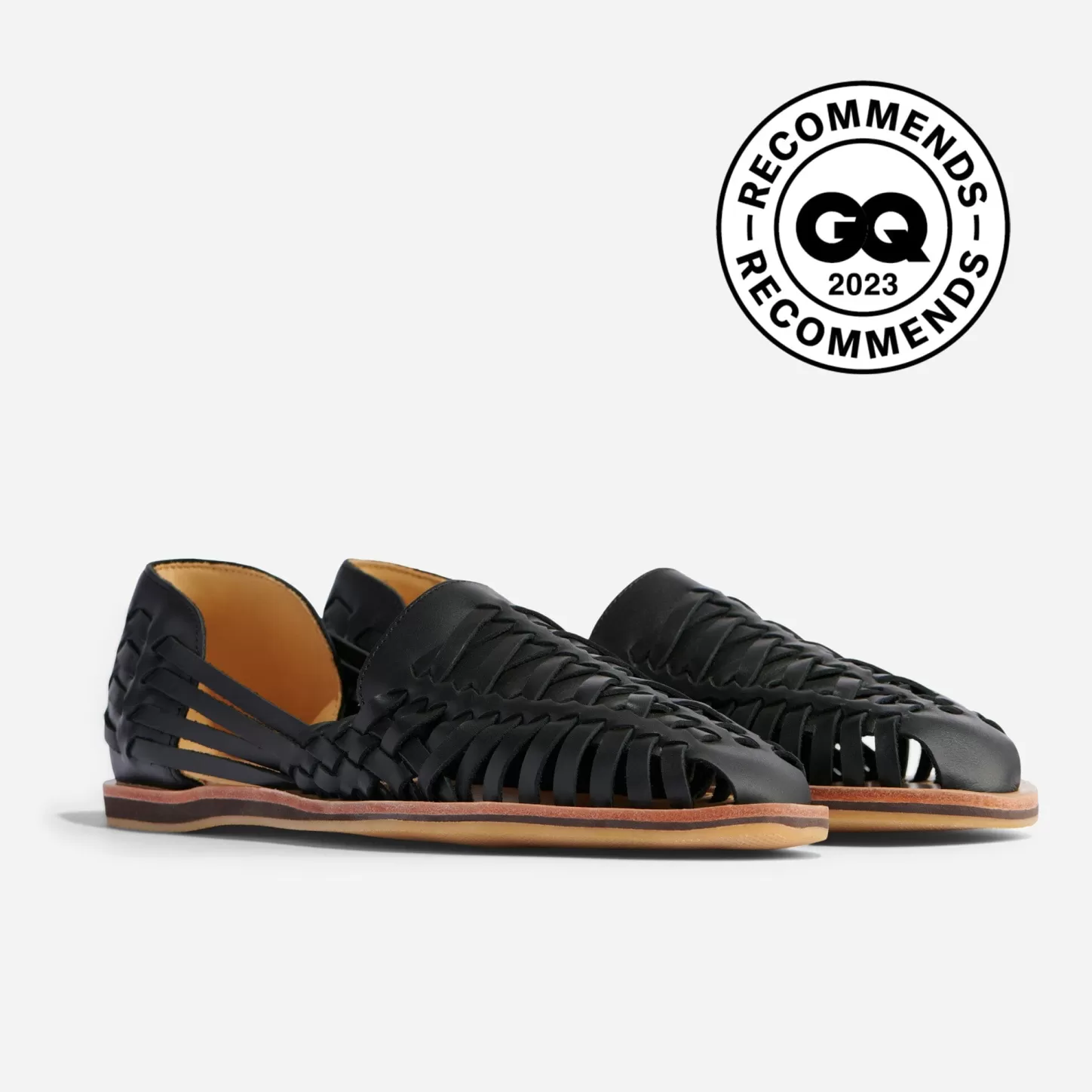 Sandals & Slip Ons-Nisolo Men's Huarache Sandal Black