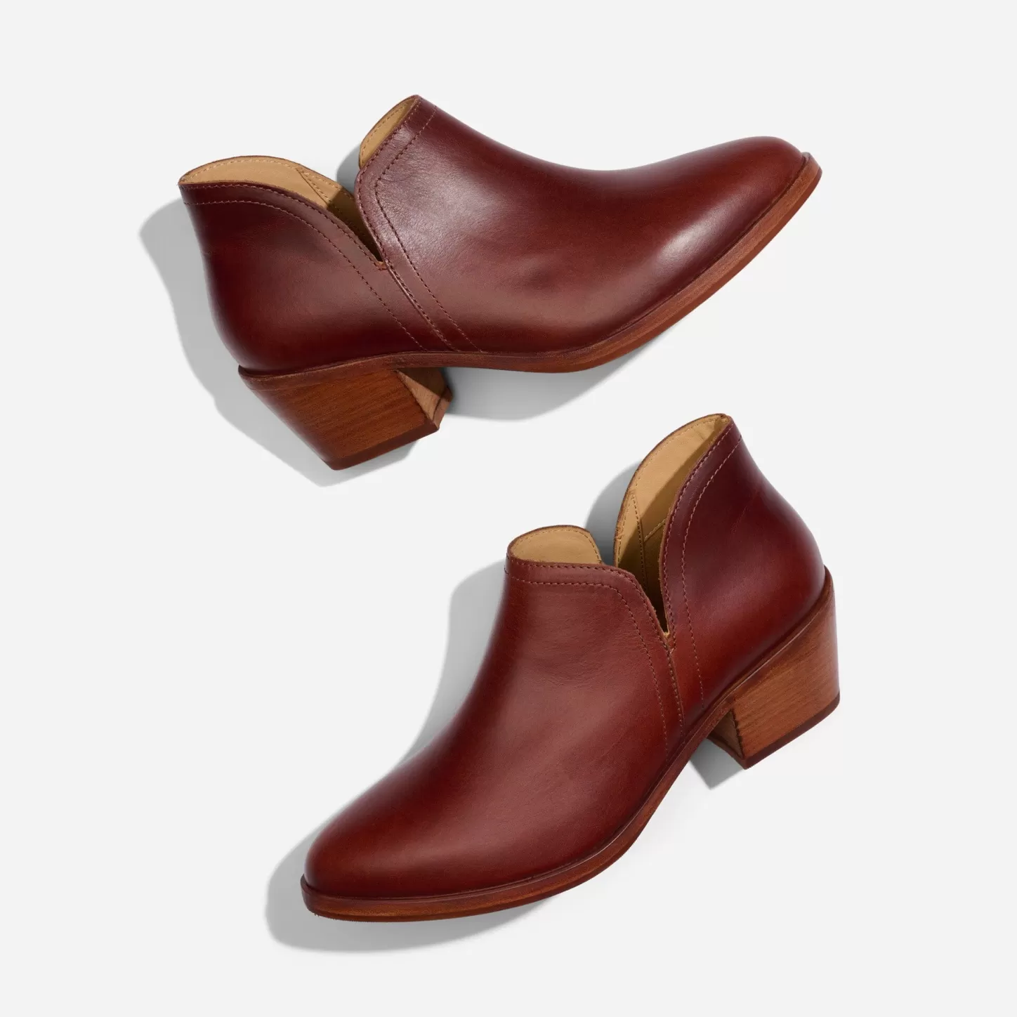 Boots-Nisolo Mia Everyday Ankle Bootie Auburn