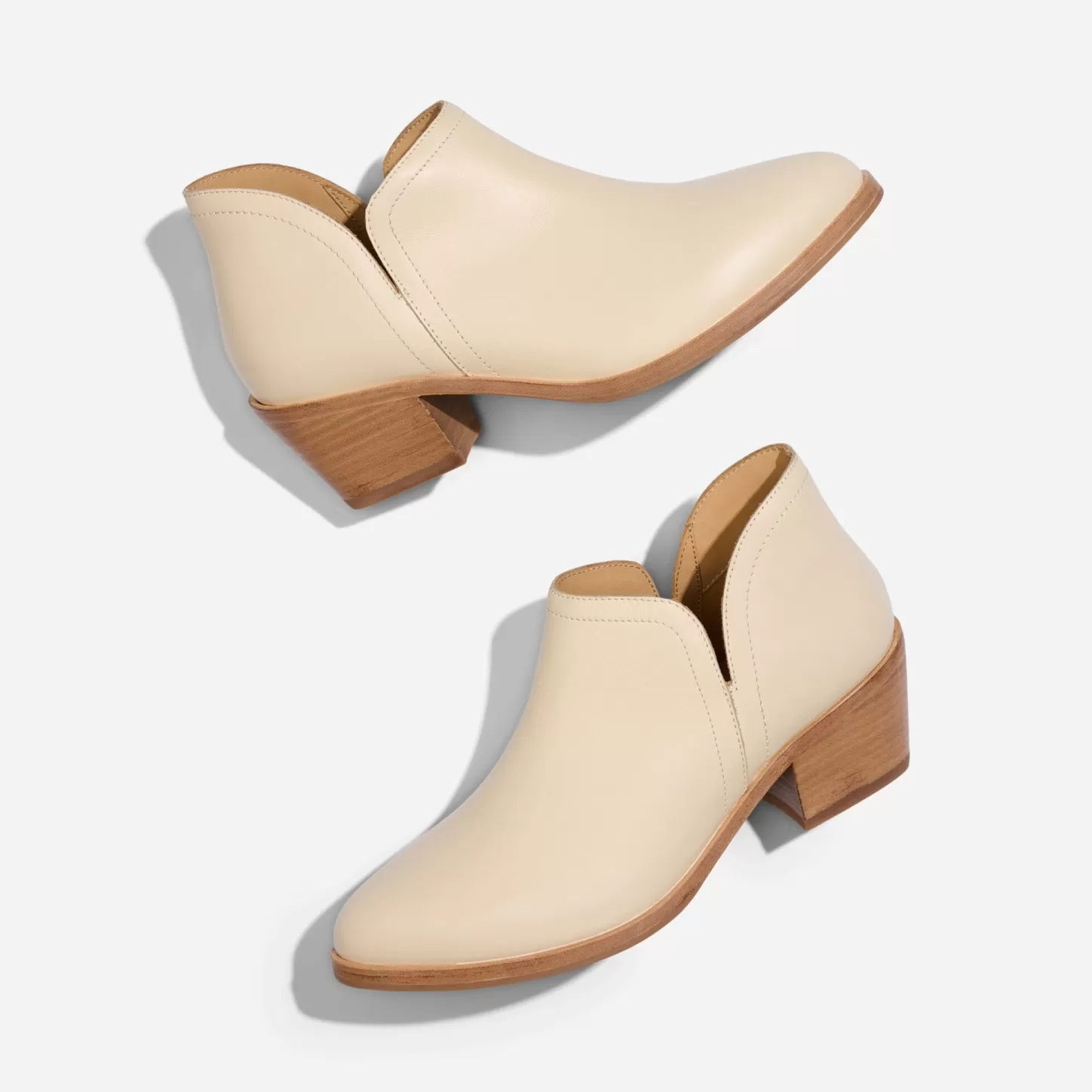 Boots-Nisolo Mia Everyday Ankle Bootie Bone