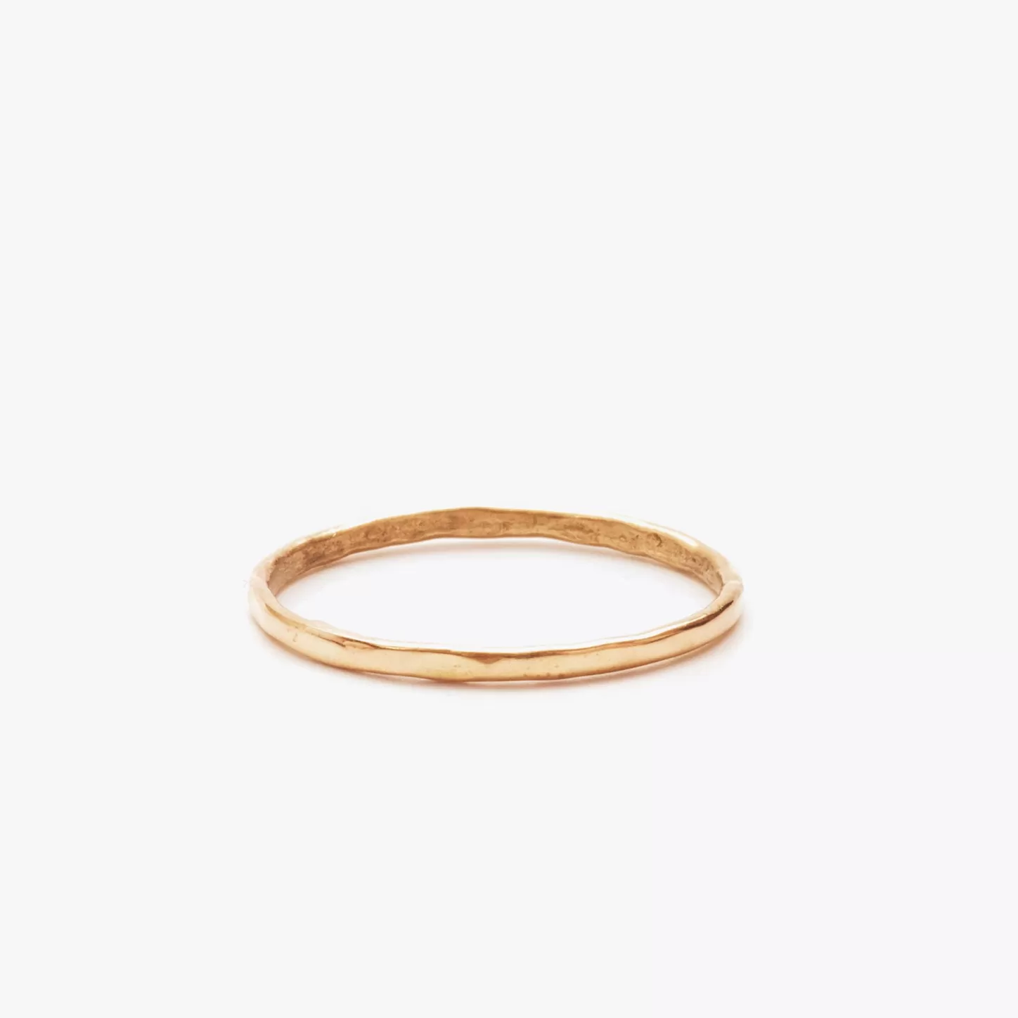 Jewelry-Nisolo Thin Hammered Band Brass