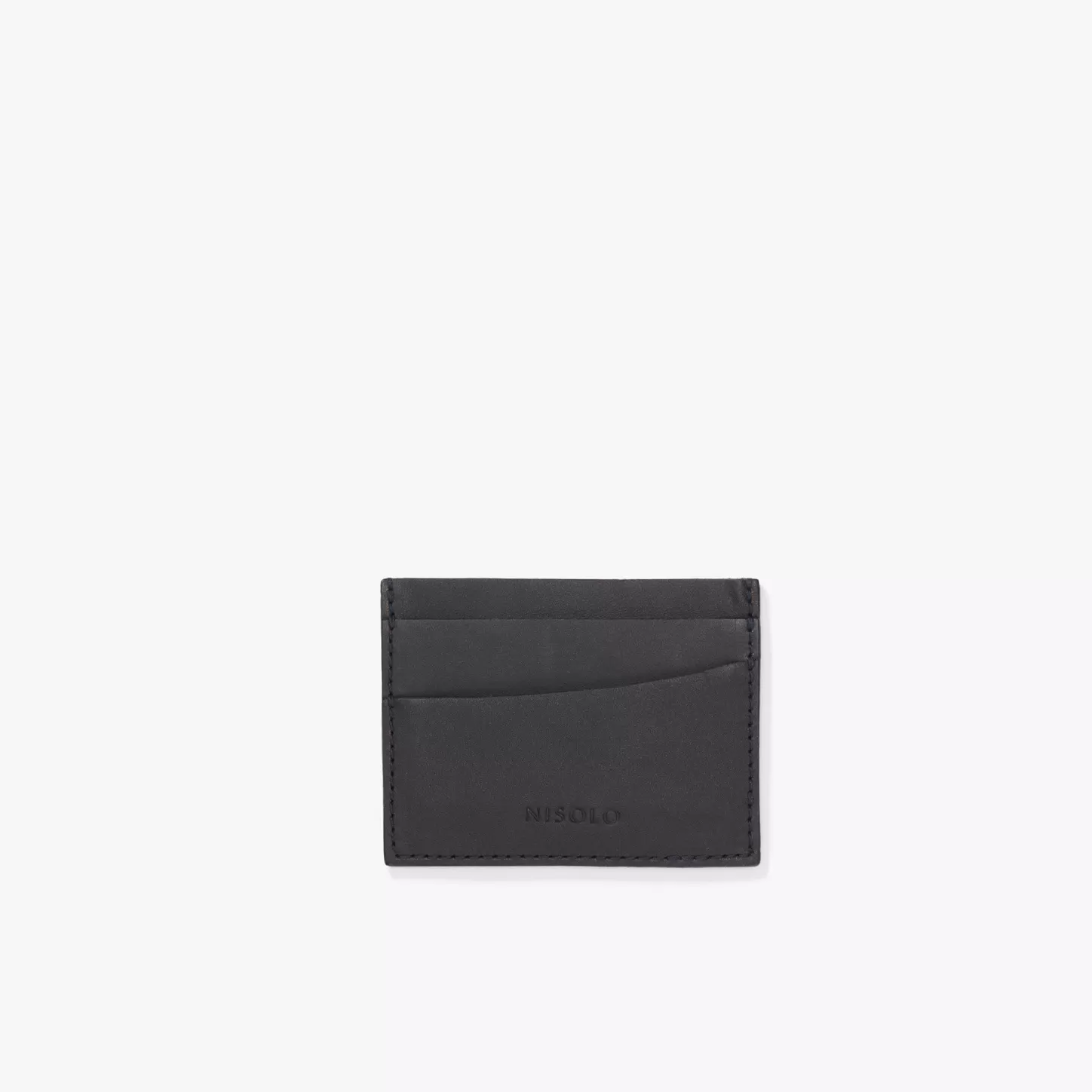 Bags & Wallets-Nisolo Upcycled Leather Card Case Black