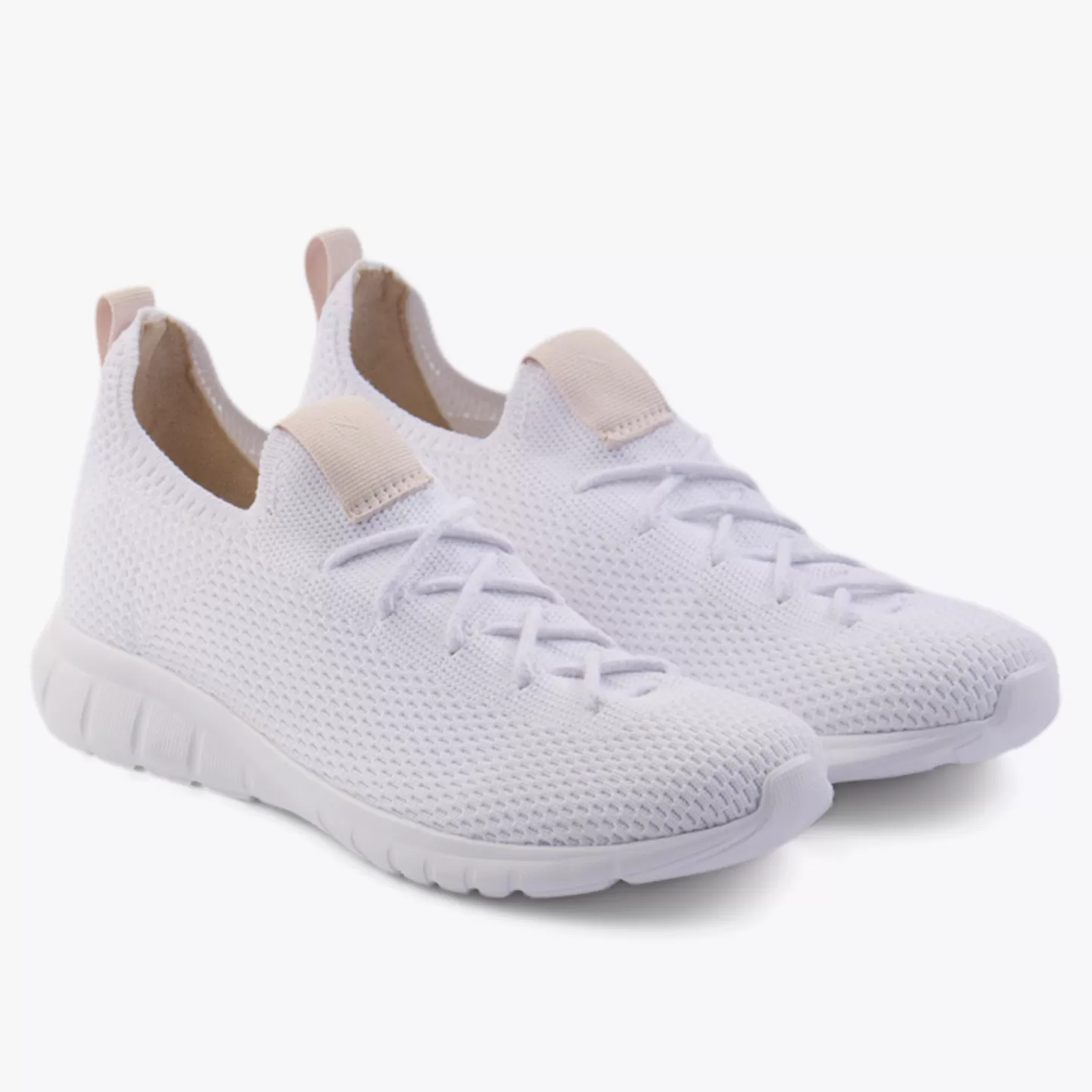 Sneakers-Nisolo Women's Athleisure Eco-Knit Sneaker White