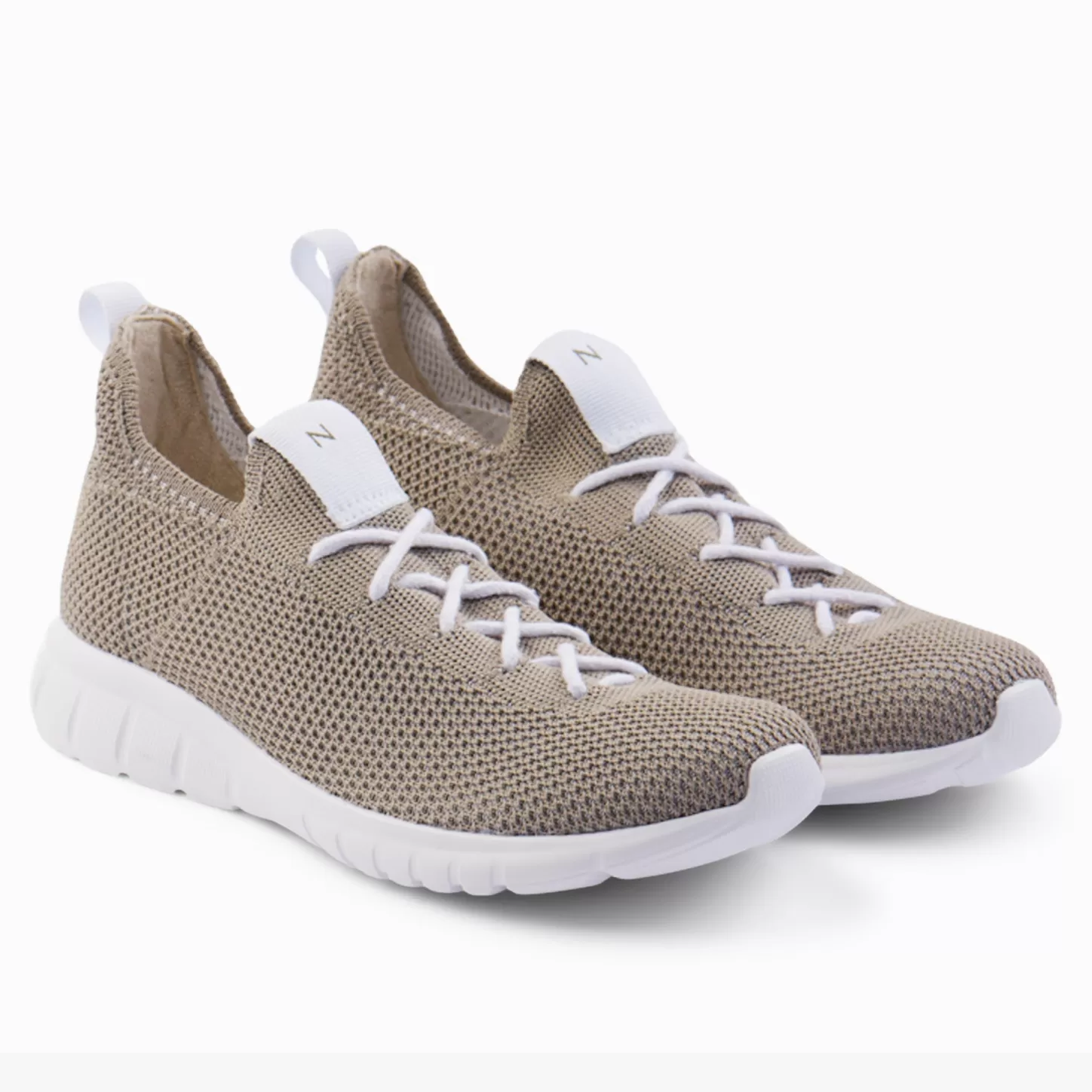 Sneakers-Nisolo Women's Athleisure Eco-Knit Sneaker Grey