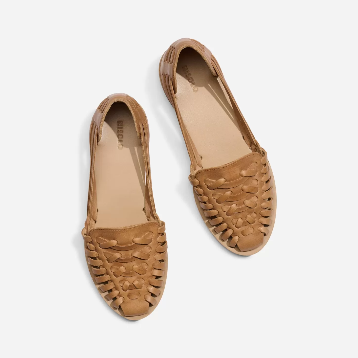 Flats & Slip Ons-Nisolo Women's Huarache Sandal Almond